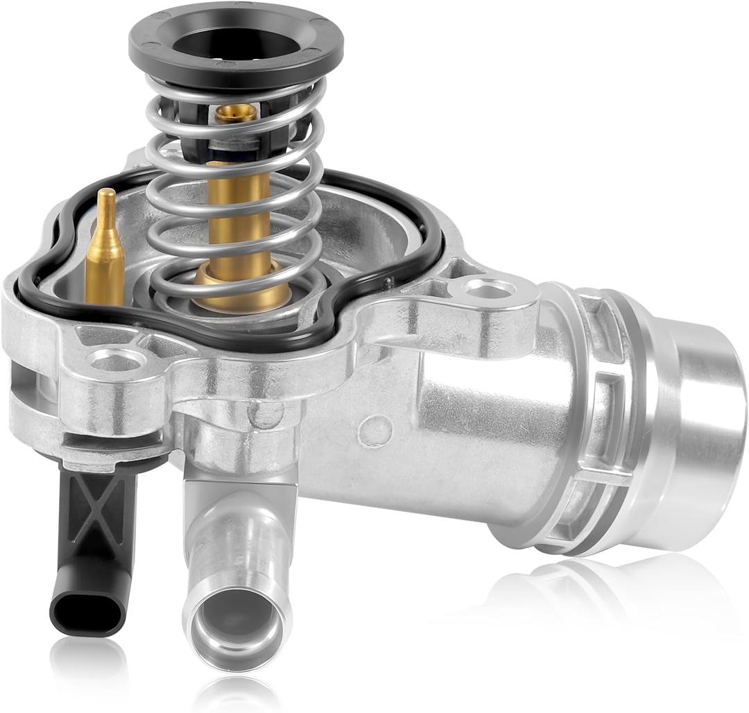 Upgrade Aluminum Engine Thermostat Housing Assembly W/Sensors for Chrysler Pacifica 2017-2025 Ram Pro Master 1500 2500 3500 2022-2025 Chrysler Voyager 3.6L V6 - Replaces 68217305AE 902-3114 68217305AG