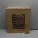 LEKETREE Hanging Wall File Organizer with Office Assorted, 5 Pockets Mesh Wall Mounted File Folder Holder for Mail, Paper, Document, Binder, Magazine, Menu (White)