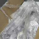 36PCS Plastic Champagne Flutes Ribbed for Weddings & Parties, 6 Ounces