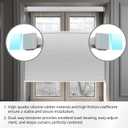 Top Down Bottom Up Blackout Cellular Shades35"W x36"H,White