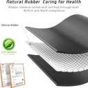 Mouse Pad - Gaming Desk Mat with HD Game Guide Map Surface, 3mm High Density Neoprene & Non Slip Rubber Base for PC/PS5/Office/Streaming Setup (Brown)