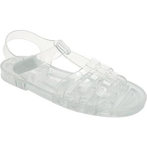 Pack of 2 JIOMIJIOMI Toddler Sandals Jelly Shoes Girls Unisex Boy Flat Retro Slides Clear Kids Water Slippers Slingback Summer Beach Size 26 Adjustable Buckle Glitter Dress Soft 