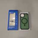 ORETECH Magnetic for iPhone 13 Case, [Compatible with Mag-Safe][2 Pcs Screen Protectors][15 FT Drop Protection], Frosted Translucent Shockproof Protective Phone Case for iPhone 13 Cover, Green