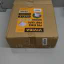 VIVIDA 5" x 5" Vinyl Post Caps, White PVC Pyramid Fence Post Cap, for Actual 5" x 5" Vinyl Fence, Deck & Mailbox, 12 Pack