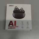 AI Translation Earbuds Real Time, 163 Languages & Accents Translator Ear Buds Audfonos Traductores Ingls Espaol Open Ear Earbuds Wireless Headphones for Travel Business Learning