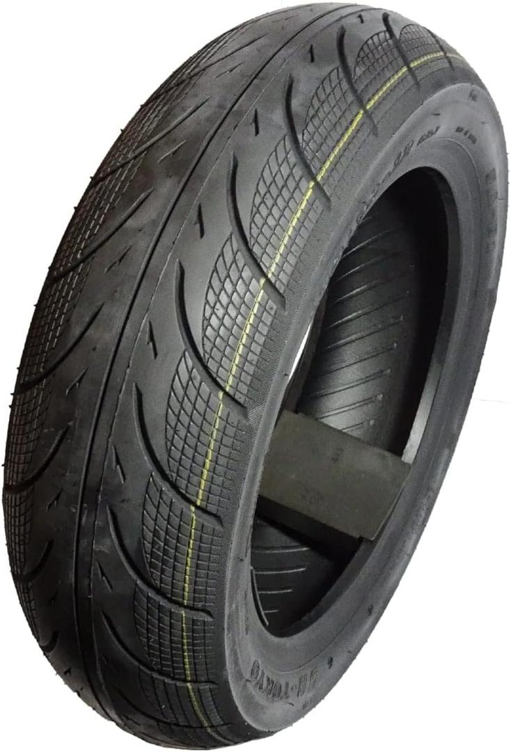 3.00-10 Scooter Tubeless Tire, 42J, Front/Rear Motorcycle/Moped 10" Rim