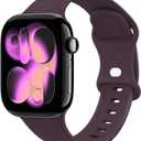 STG Sport Silicone Bands Compatible with Apple Watch Band Ultra 3/2/1 49mm, Series 11/10 46/42mm, 9/8/7 45/41mm, SE 6/5/4 44/40mm, 3/2/1 42/38mm S/M M/L for Women Men