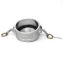 Gloxco Cam and Groove Fitting, Aluminum, Type DC, 4" Dust Cap (CAM-40-DC-AL)