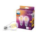 Philips UltraDef LED 40W Clear Soft White A19 2P: Dimmable, Energy Star, 450 Lumens, 13.7-Year Life, E26 Base