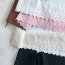 5 Yards 4.2" Cotton Pleated Eyelet Lace Trim for Sewing, Lace Fabric by The Yard for Dresses, Baby Clothes, Curtains, Pets Clothes (Beige)