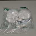 Cludoo 3.5 Inch Acrylic Ornaments Blanks, 30pcs Clear Round Acrylic Ornament Blanks, Acrylic Circle Disc Ornament Blanks with Hole for Vinyl, Christmas Decor, Engraving, Painting, and DIY Crafting