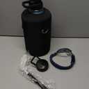 One Gallon Water Bottle Insulated, Triple Walled Vacuum Stainless Steel (Cold for 48 Hrs), Leak Proof & Non-BPA, Large Water Flask Jug with Paracord Handle & Straw Spout Lids (128 Ounces, Cyan Blue)