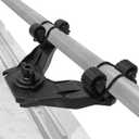 Kayak Paddle Holder, Kayak Accessories for Fishing, Dual Head Kayak Track Mount Accessories, Offset Paddle Holder for Kayaking, Kayak Rail Accessories, Standard