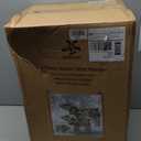 Lighted Christmas Decorations Outdoor Rattan Polar Bear 3-Piece - HOYECHI Polar Bear Family with 140 LED Lights, Zip Ties, Ground Stakes for Front Yard, Lawn - Rattan/Brown