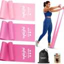 WALITO Resistance Bands for Working Out, Exercise Bands for Women and Men, Workout Bands for Physical Therapy, Stretch, Recovery, Pilates, Rehab, Strength Training and Home Gym