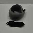 Travel Neck Pillow for Airplane, Memory Foam Travel Neck Pillow, Adults turtle neck pillow Ergonomic Support for Airplane Car Home Office Sleep, Packable Compact Portable Adults Turtle Pillows (Grey)