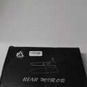 Motorcycle Rear View Mirrors, Adjustable 360 Rotating Stealth Wind Wing Side Mirrors Compatible with Kawasaki Z400 Z650 Z900 Z1000 Duke 125 200 250 (White Mirror with Light)