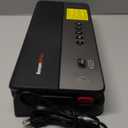 Bonsenkitchen Vacuum Sealer, Multi-Functional Food Sealer with 1 Roll Bag+ 5 Bags, Bag Storage | Built-in Cutter, Black Red