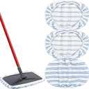 Mop Heads Replacements for Ocedar Hardwood Floor 'N More Microfiber Mop, 3 Pack Mop Refills for O-Cedar Hardwood Floor 'N More Microfiber Mop, 15 x 8 Flat Dust Mop Heads Pads for O Cedar Mop