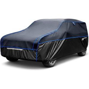 JOYTUTUS Hail Protector Car Cover for SUV (182-191 in), Thick EVA Padded Anti-Hail Cover, Waterproof All Weather Hail Protection Car Cover