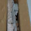 Plastic HDPE Adirondack Chair, Folding Adirondack Chair Weather Resistant with Cup Holder, Wooden Textured Fire Pit Outdoor Chair for Garden, Porch, Lawn, Backyard, Supports 380LBS, Teak (Pack of 1)