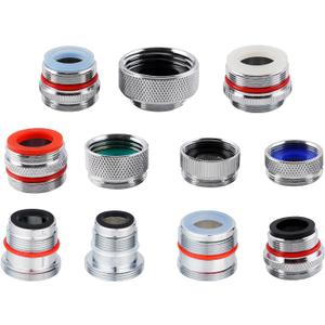 11pcs Faucet Adapter Kit, Brass Faucet Aerator Adapter Set Male Female Sink Faucet Adapter Converter to Garden Hose, Standard Hose in RV, Apply on Both Removable and Insert Aerator