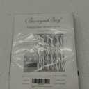 Biscaynebay Textured Fabric Shower Curtain 72 Inches by 72 Inches, Black Printed Striped Linen Modern Hotel Luxury Quality Cloth Bathroom Curtains Machine Washable