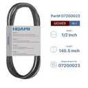 07200023 Replacement 52" Mower Deck Belt, Aramid Cord Belt Compatible with Ariens & Gravely Mowers Models Fits Zoom, Zoom XL, IKON, ZT X & ZTXL Series