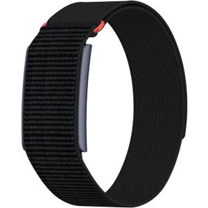 Nylon Loop Compatible with Amazfit Helio Strap Band, Breathable Soft Sport Hook and Loop Wristband with Overlay Covered Design