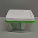 Rubbermaid FreshWorks Produce Saver, Medium and Large Storage Containers, 8-Piece Set, Set of 4, Med & Lg, Clear