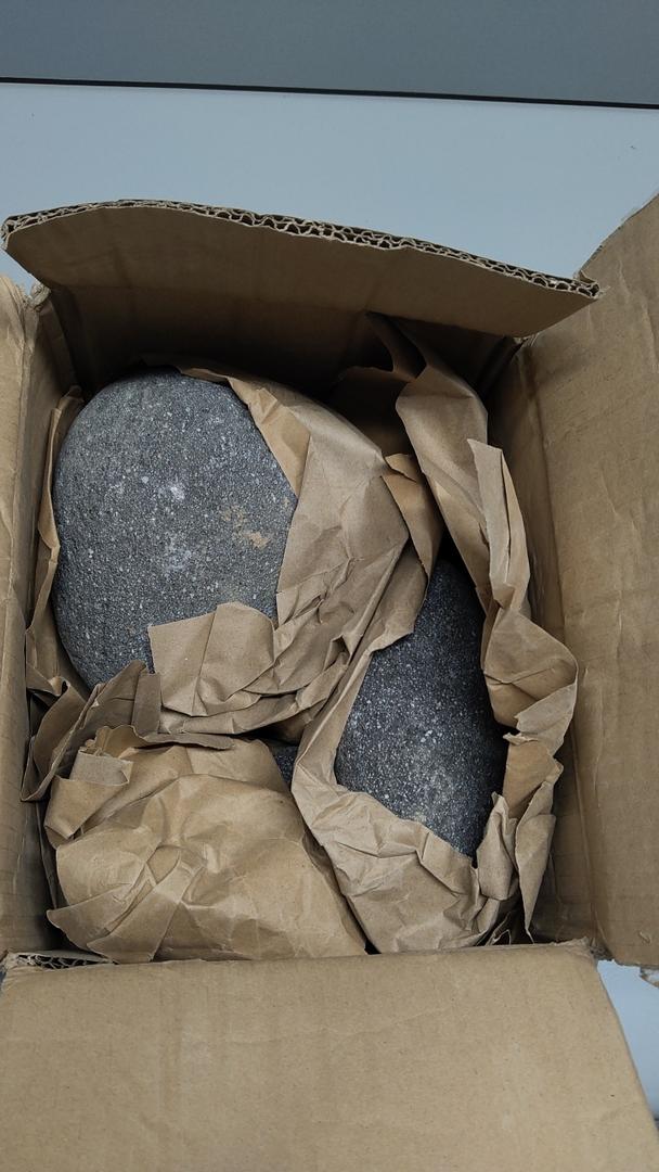 Landen Nature Stones For Amphibians Enclosures, 3 Large Stones