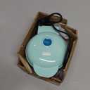 DASH Mini Waffle Maker - 4 Waffle Mold, Nonstick Waffle Iron with Quick Heat-Up, PTFE Nonstick Surface - Perfect Mini Waffle Maker for Kids and Families, Just Add Batter (Aqua)