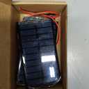 Micro Solar Panels with Wire, 5PCS 5V 200mA Photovoltaic Solar Cells Kit 110mmx60mm / 4.33''x 2.36''