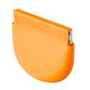 Annhua Silicone Retainer Case Partial Denture Case, Cute Mouth Guard Case Night Guard Case with Vent Holes, Slim Aligner Case Retainer Holder Case - Orange