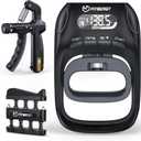 FitBeast Grip Strength Tester Set with Hand Strengthening Tools Track Progress, Build Strength & Support Hand Recovery (3-in-1 Kit)