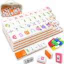 American Mahjong Set, 160 Orange Melamine Tiles (1.2)