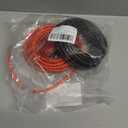 10 Gauge Wire (25FT Each, Red/Black), Low Voltage for Automotive Wiring, Battery Cable, 10AWG, Car Audio, Car Amplifier Power or Ground Cable, Translucent Jacket, CCA, with 10 Heat Shrink Tubing