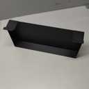 4 Pack Slatwall Shelves, 15.7 x 7.9 Inch Metal Rectangular Slatwall Shelf Organizer Hanging Panel Accessories for Garage Store Room Office Storage Boutiques Retail Display(Black)