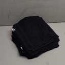 Avalon Towels, Set of 30, Black, 11"x12"