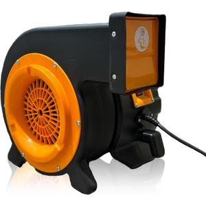 JumpOrange Bounce House Air Blower 1.5HP for Inflatables Bouncy Castle and Slides Commercial Cyclone Fan for Indoor and Outdoor Use