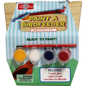 Paint A Bird House Kit Wood Brown 4 pc Brown