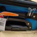 Rockland Fashion Softside Upright Luggage Set, Expandable, Wheel, Telescopic Handle,Turquoise, 2-Piece (14/19)