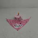 Dog Birthday Bandana Set - Cute Hat and Squeaky Cake Toy for Birthday Party Supplies Gift - Great for Small Medium Large Dogs Pink