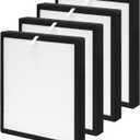 TZ-K2-A HEPA Filter, Compatible with ToLife TZ-K2 Air Purifier, TZ-K2-A Replacement Filters, 4 Pack