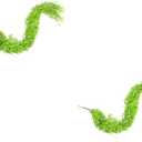 2sets Artificial Weeping Willow Indoor Plant Desktop Decoration Fake Hanging Vines Fake Weeping Willow Indoor Decoration Weeping Willow Decor Willow Garland Glue Leaves Green 5pcs*2