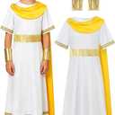 ReliBeauty Toga costume kids Boys Costume Roman Greek God Girls,10-12/150