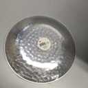 Organic Hammered Clear Gold Rim 9" Plates, Case of 120 (12 packs x 10)