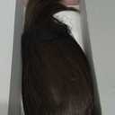 Ponytail Extension - 10" Short Claw Clip in Ponytail Hair Extensions Messy Bun Hair Piece Natural Soft Synthetic Straight Pony Tail Hair Pieces for Women - Chocolate Brown