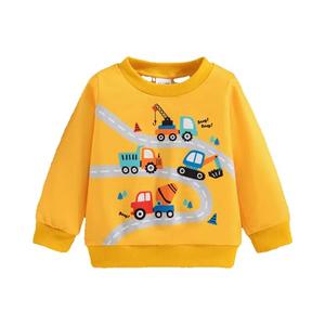 Boys Clothes Long Sleeve Shirts Tops Toddler Clothing Winter Fall Clothes Boy Clothing Yellow Long Sleeve Shirts for Boys, Size: 4T-5T