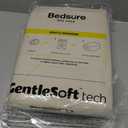 Bedsure GentleSoft 100% Cotton Blanket Queen Size for Bed - Breathable and Lightweight, Soft Cozy Textured Herringbone Woven Summer Blanket for Home Decor & Mothers Day, Linen Beige, 90x90 inches